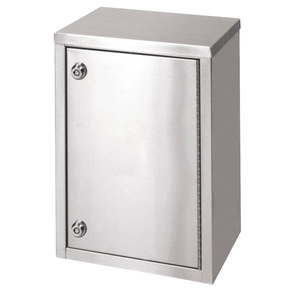 Single Door Extra Wide Stainless Steel Narcotic Cabinet with Duel Lock